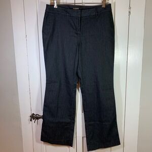 J. Jill Stretch Pants Womens 14 Dark Wash‎ Bootcut Trousers Career Denim Preppy